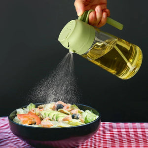 2 in 1 Oil Sprayer And Dispenser Bottle for Kitchen