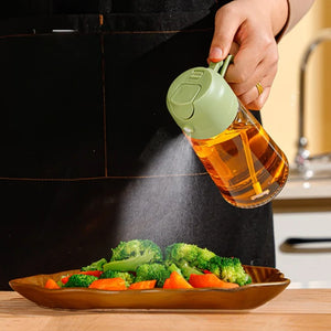 2 in 1 Oil Sprayer And Dispenser Bottle for Kitchen