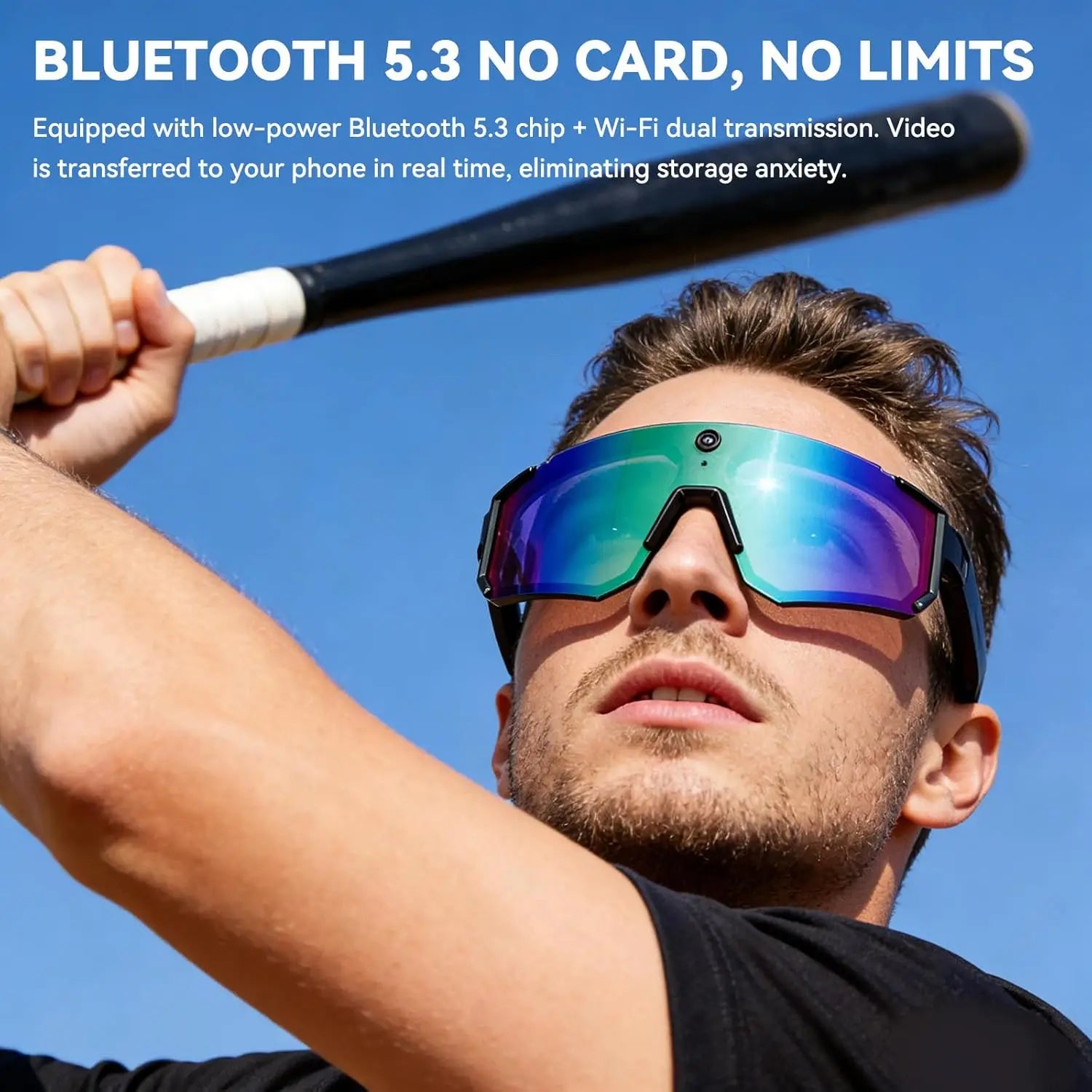 AI Camera Smart Glasses With 8MP HD Video & WiFi