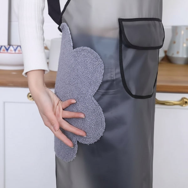 Adjustable Oil-Water Proof Transparent Cooking Apron